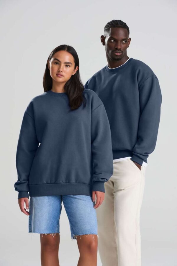 awjh123-1 Unisex Oversized Crewneck 440 g/m²